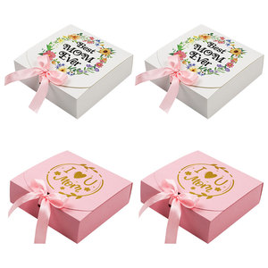Cajas de Regalo para <span class=keywords><strong>el</strong></span> Día de <span class=keywords><strong>la</strong></span> Madre con Cinta, Cajas para Galletas <span class=keywords><strong>y</strong></span> Dulces para <span class=keywords><strong>el</strong></span> Día de <span class=keywords><strong>la</strong></span> Madre, Artículos para Fiestas de Cumpleaños de Mamá - Product Image 1