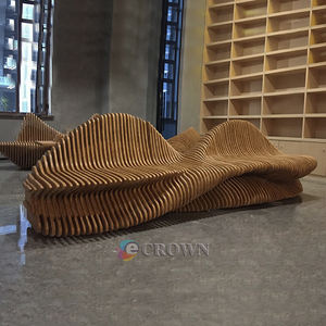 Service Bench Arc Chair Design <strong>Garden</strong> <strong>Aline</strong> Modern Allotypic Public Bench OEM - Product Image 3