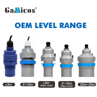 GUT741 Industrial Non Contact 4-20ma Modbus Rs485 Liquid diesel Oil Water Fuel tank Ultrasonic Level Sensor