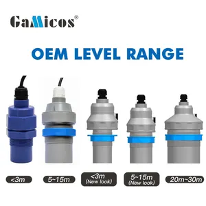 GUT741 endüstriyel sigara İletişim 4-20ma modbus rs485 sıvı dizel yağ su yakıt deposu ultrasonik seviye sensörü
