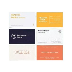 Cartes de visite de luxe personnalisées avec vernis sélectif, estampage à chaud et gaufrage |   Fournisseur de papier haut de gamme pour l'image de marque - Product Image 3