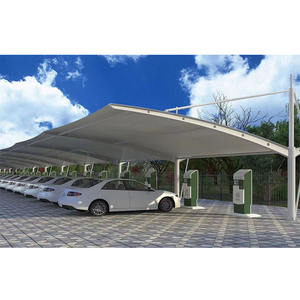 Estructura de Membrana Tensada de PVDF, Toldo, Cubierta para Automóviles, Cochera, Parasol para Automóviles - Product Image 3