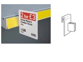 Rõ ràng PVC kệ giá <span class=keywords><strong>talker</strong></span> bản lề mềm Grip dây giỏ dấu hiệu chủ Kệ <span class=keywords><strong>talker</strong></span> cho quảng cáo siêu thị - Product Image 2