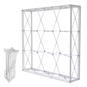 Aluminum <b>Frame</b> Collapsible Fabric Stand SEG Advertising Light Box Backlit Pop up Display Backdrop Exhibition Stand - Product Image 2
