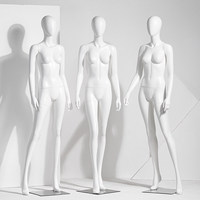 Mannequin blanc mat, présentoir corps entier, pour vitrine de magasin de vêtements, mannequin de robe de mariée style coréen, réaliste