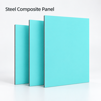 Panneau composite en acier de couleur argent clair sur mesure pour les panneaux muraux de réception de bureau