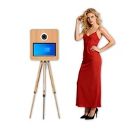 Photomaton portable multifonctionnel à impression instantanée, iPad SLR, écran tactile 15,6 pouces pour mariages, fêtes, événements professionnels
