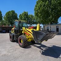 Chargeuse sur pneus robuste à quatre roues motrices pour travaux de terrassement, de construction, d'exploitation minière et d'ingénierie