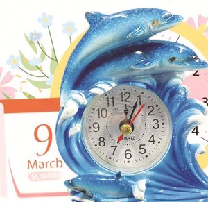 Dolphin Alarm Clock Ornament Ocean Series - Product Image 4