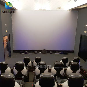 Poltrona <span class=keywords><strong>Cinema</strong></span> di Lusso Nera 4D 5D con Movimento Pneumatico a 3 Posti per Sala <span class=keywords><strong>Cinema</strong></span>, Giardino o Parco a Tema - Product Image 5