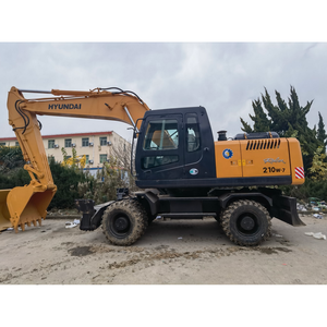 รถขุดล้อยางมือสองของแท้จากเกาหลี Hyundai 210w-7 รุ่น 210w-7 Hyundai 21 ตัน ขาย - Product Image 1