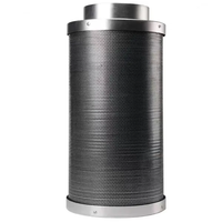 Système hydroponique avec filtre HEPA et charbon actif pour ventilateur en ligne de serre de culture, contrôle efficace des odeurs, air intérieur purifié