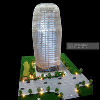 El último modelo de edificio de oficinas profesional moderno hecho a medida para vitrinas inmobiliarias de planificación urbana para aplicaciones de apartamentos
