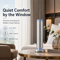 Diffuseur d'arômes portable de luxe en métal, machine à parfum à air froid sans eau 100 ml, télécommande tactile pour hôtel, maison, bureau