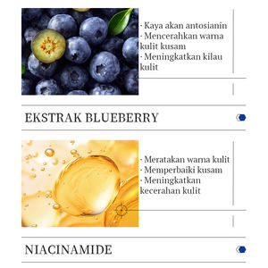 KORMESIC Crema Facial Nocturna de Arándanos Multiefectos, Hidratante, Iluminadora y Sin Sensación de Tirantez, Certificada por Bpom, 30g, Venta al por Mayor - Product Image 4