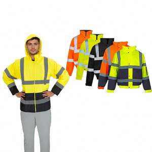 Chaqueta de Seguridad Reflectante de Poliéster para Trabajo - Product Image 1
