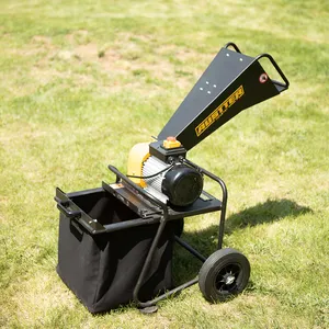 AUSTTER Towable Garden Forestry Using Electric Mini Wood Chipper With Electric Motor