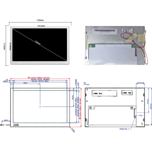 Original AUO <strong>7</strong>'' 800x480 <strong>LCD</strong> Panel G070VTN01.0 Industrial Control Screen <strong>7</strong> <strong>Inch</strong> <strong>LCD</strong> <strong>Modules</strong> - Product Image 2