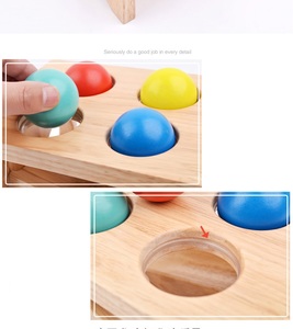 Tap libras banco de juguete de madera golpeando juego martillo Banco juguetes para niños de regalo de Navidad para los niños - Product Image 5