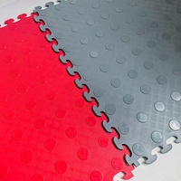 SKE JTY01 Baldosas de PVC entrelazadas resistentes al desgaste - Instalación a presión impermeable para garaje, sótano, uso interior (5 años)