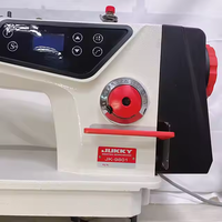JK9801 Meilleure machine à coudre industrielle à pied pour la marche sur cuir Machines à coudre pour vêtements avec moteur à entraînement direct pour vêtements
