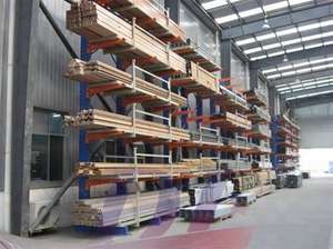 H-קרן חובה מדפי פלדה מבנית מחסן תעשייתי ריאקינג עבור לוחות עץ, צינורות - Product Image 3