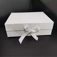 Nouvelle boîte pliante magnétique en papier avec grand logo personnalisé, emballage de luxe, boîte cadeau rigide en carton pliable