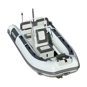 Rowing Boats Sport 13ft SP390 Aluminum Hull Hypalon/PVC Rigid Inflatable Boat With CE