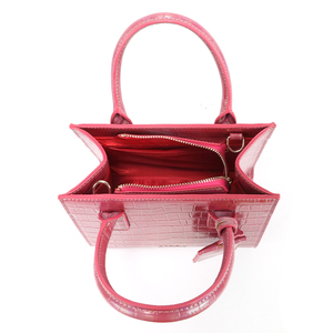 Bolso de Mano para Mujer, Estilo 2025, de Piel de Cocodrilo, Bolso de Hombro, Venta al Por Mayor Personalizada de Fábrica GORFIA - Product Image 6