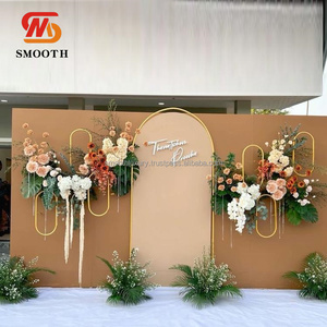 Nouvelle arrivée Pvc arc de fond Rectangle arc mariage scène conception toile de fond pour les fêtes de mariage acrylique décoration de mariage - Product Image 2