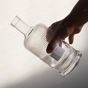 Refillable sang trọng bán buôn Oslo 500ml 700ml <span class=keywords><strong>750ml</strong></span> Rỗng tinh thần chai thủy tinh - Product Image 2