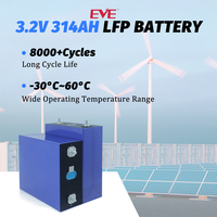 Livraison gratuite UE PL EVE MB31 314Ah Grade A CATL 587Ah Cellule LiFePO4 rechargeable grande capacité 8000 CYCLES Énergie domestique DDP sans taxes