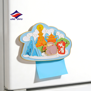 Imán <span class=keywords><strong>de</strong></span> Refrigerador Metálico Popular <span class=keywords><strong>de</strong></span> Longzhiyu, 20 Años <span class=keywords><strong>de</strong></span> Experiencia, Recuerdo Personalizado <span class=keywords><strong>de</strong></span> Atracciones Turísticas en 2D, Aleación <span class=keywords><strong>de</strong></span> Zinc - Product Image 1