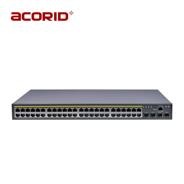 48 Port PoE Gigabit Switch with 4*10G SFP+ L3 VLAN Managed PoE Switch QoS LACP VLAN Support 450W