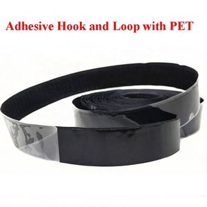 High Quality Nylon Polyester <b>Adhesive</b> <b>Hook</b> and Loop Tape Roll Custom Sticky Self <b>Adhesive</b> <b>Hook</b> and Loop Fastener Tape - Product Image 2