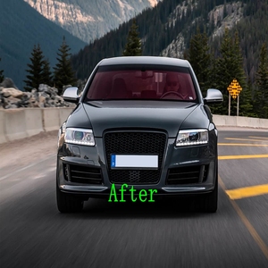 Griglia Nera Senza Logo per <span class=keywords><strong>Audi</strong></span> A6 C6 <span class=keywords><strong>RS6</strong></span> 2005-2012 - Product Image 5