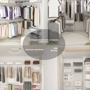 Armoire ouverte en métal avec structure en acier, murale, sur mesure pour toute la maison, <span class=keywords><strong>dressing</strong></span> intégré, armoire sur mesure, <span class=keywords><strong>dressing</strong></span> sur mesure - Product Image 1