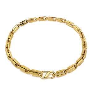 مجموعة أساور قلادة سلسلة مكتنزة من الفولاذ المقاوم للصدأ ، قفل كبير ، سلسلة ربط ثقيلة ، قلادة قلادة جذابة ، مجوهرات رائعة للرجال والنساء - Product Image 3