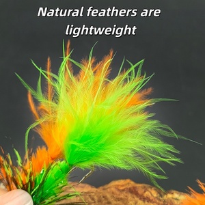 Señuelo de Pesca SNEDA Woolly Bugger con Hackle Fluido y Cola de Marabú Pulsante, Ideal para Pesca de Depredadores - Product Image 6