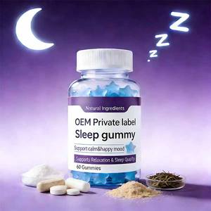 Gomitas de Melatonina para Dormir, Marca Privada OEM, GABA Natural, L-Teanina Vegana, Apoyo Inmunológico, Antioxidante, Apoyo Digestivo - Product Image 4