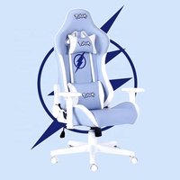 Silla ergonómica de oficina reclinable con dibujos animados para videojuegos, sillón de Pikachu de color amarillo y negro con diseño personalizado y altura ajustable