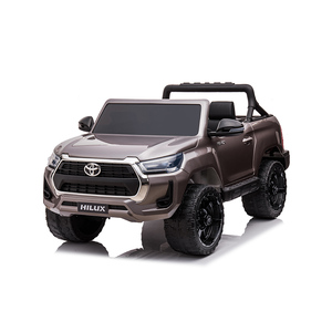 Coche eléctrico para niños Toyota con licencia de paseo para niños, coche eléctrico con dientes azules, control remoto, coches para niños, superventas, número de modelo de coche, 1, 2 - Product Image 2