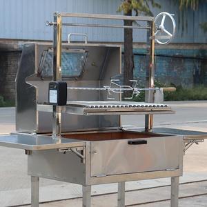 In acciaio inox BBQ griglia a carbone portatile all'aperto argentina BBQ Santa Maria Grill - Product Image 5