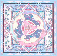 Tapis de table carré pour Mahjong - Imprimé clairement, résistant à la décoloration, silencieux, antidérapant, multifonctionnel, applicable au Mahjong, au poker et aux dominos