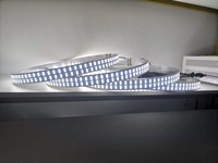 Lumières d'anneau de roue Ultra lumineuses de 17 pouces, quatre rangées, lumières de jante de roue de voiture blanc pur, boîte de commande Rf, lumières de roue étanches à Led