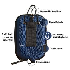 Télémètre de <span class=keywords><strong>golf</strong></span> étui de transport à coque rigide boîte télémètre laser sac de <span class=keywords><strong>club</strong></span> télémètre universel sac de transport avec mousqueton - Product Image 5