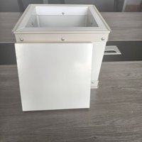 Panneau en mousse phénolique à double face en aluminium, forme rectangulaire, longue durée de vie, durable, plaque de conduit d'air HVAC pour usage hospitalier