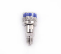 Swagelok 316 Interopérable Instrument de connexion rapide en acier inoxydable K5 Raccords de tuyauterie à clé bleue pour les connexions BSPT huile/eau