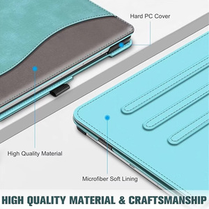 Laudtec Auto Sleep Wake <b>Tablet</b> Case for Samsung Galaxy Tab S Series Multi-Angle Stand Cover Teal Gray - Product Image 4