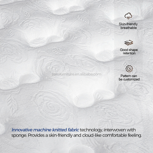 Sang trọng hiện đại khách sạn biệt thự Túi mùa xuân Nệm trắng dập nổi Flannelette vải mềm độ cứng nén cuộn bao bì - Product Image 4